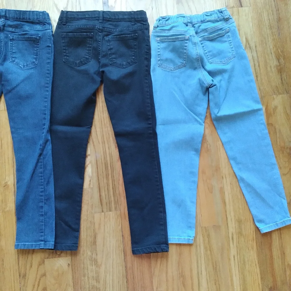 #305-9 Girls Children's Place Jean Bundle Super Skinny - Picture 15 of 16
